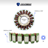 Estator Yamaha Raptor 660 Big Bear 250 Bruin Tracker